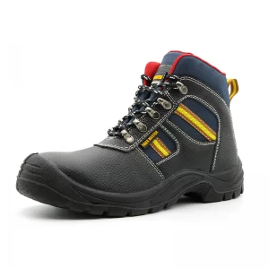 TM040 حماية العمال غير القابلة للانزلاق من الزيت تمنع ثقب أحذية السلامة في منتصف إصبع القدم الفولاذي