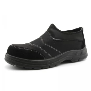 TM239 Sapatos de segurança tipo deltaplus à prova de furos com biqueira de aço antiderrapante de óleo sem renda