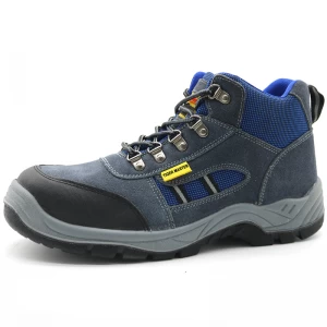 TM207滑り止めオイル酸防止は、鋼のつま先キャップ付きの男性のスポーツ安全靴のパンクを防ぎます