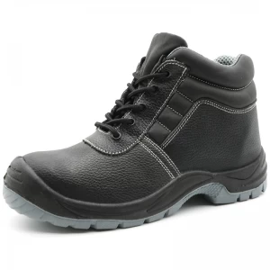 TM002 CE 블랙 가죽 안티 슬립 펑크 방지 넓은 스틸 발가락 안전 신발 가격