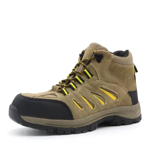 TM240 shock absorption eva rubber sole anti puncture sport type safety shoes with steel toe