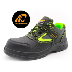 TM3035L antiderrapante de dedo de aço resistente a ácidos de óleo evita furos sapatos de segurança industrial para homens