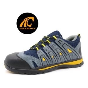TM246 Oil acid resistant rubber sole steel toe anti puncutre sport type safety shoes for women