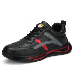 2150 anti slip microfiber leather steel toe prevent puncture waterproof men sneaker safety shoes work