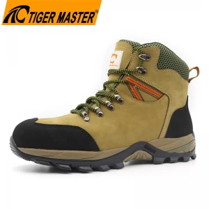 TM145 Eva rubber sole nubuck leather outdoor hiking shoes safety for men