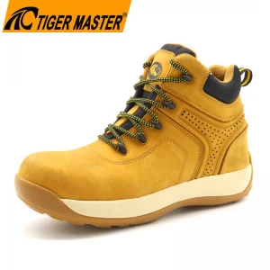 TM149 Oil slip resistant composite toe anti puncture men hiking safety shoes waterproof