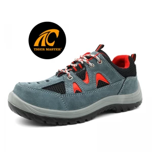 TM266  Anti slip pu sole puncture proof steel toe sport type safety shoes men