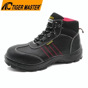 TM077 Non slip PU sole women safety waterproof shoes with steel toe