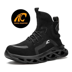 TM3066 Кроссовки для мужчин с высокой лодыжкой и мягкой подошвой из ЭВА с защитой от проколов со стальным носком