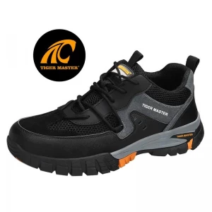 TM3073, suela de goma antideslizante resistente al desgaste, zapatos de seguridad para el trabajo antipinchazos para hombres, punta de acero