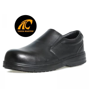 TM043 Non metallic composite toe anti puncture executive safety shoes for men
