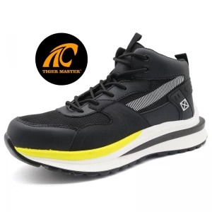 TM267B Zapatos de seguridad deportivos antideslizantes y ligeros con punta de acero para hombres