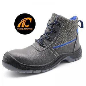 TM3171 Sapatos de segurança industrial com sola TPU resistente a óleo e ácido com biqueira composta