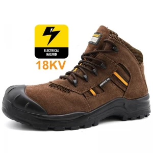 TM236 composite toe anti puncture 18KV insulatlion electrical safety shoes men