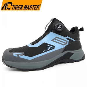 TM2029 Twist Lock Fiberglass Toe Sport Safety Shoes for Men