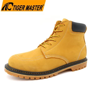 TM3369 Nubuck en cuir en acier Toe Goodyear Chaussures de sécurité soutenue résistantes