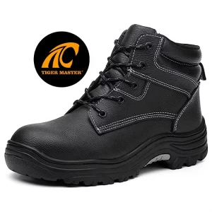 TM3371 TOE DE ACERO TOE PULLADO Minería de cuero Minería de seguridad Resistente al aceite