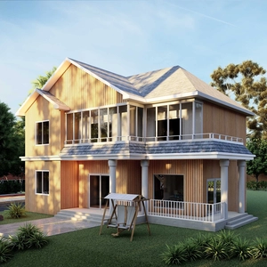 Prefab Villas Luxury Supplier China, Prefab Steel Structure on Sale