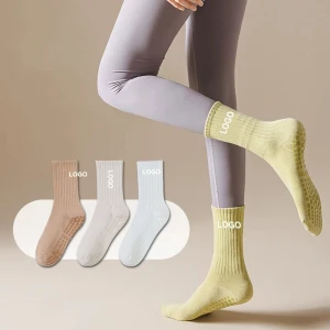 3D Grip Yoga Socks Custom Color/Size - Anti-slip for Yoga Studio Bulk Purchase Direct Factory