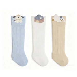 Usine en gros personnalisé dessin animé mignon doux bébé chaussettes OEM décontracté respirant et confortable enfants bambin chaussettes