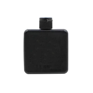 4 унции HDPE черный квадрат косметическая бутылка
