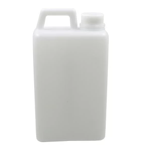 Plastová kapalinová nádoba z bílého obdélníku 2,2 l