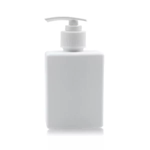 Frasco de shampoo quadrado de HDPE de 8 oz