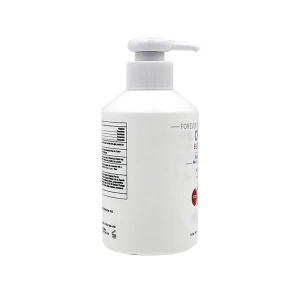 Witte ronde body wash-fles van 300 ml