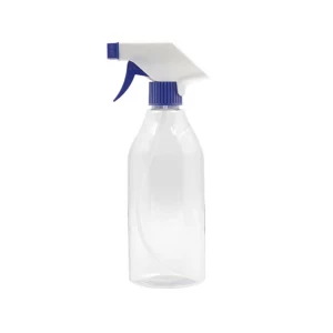 Botella de spray de gatillo redondo PET plástico de 16 oz