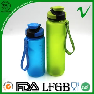 Bottiglie di acqua in plastica senza BPA