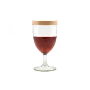 Plastové sklenice na víno s víkem
