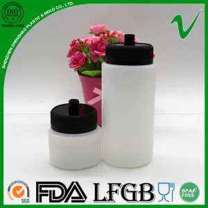 Botella de dosificación de líquido de plástico HDPE