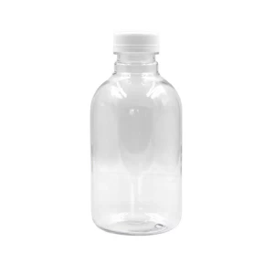 Okrągła pusta plastikowa butelka 500 ml