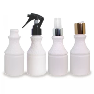 Sandgestrahlte, mattierte HDPE-Luxus-150-ml-Kosmetik-Plastikflasche