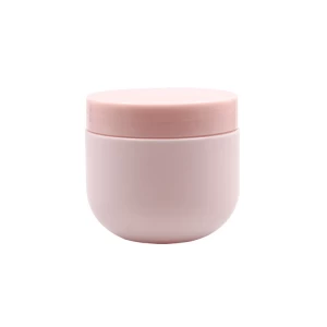 Tarro de plástico rosado 150ml HDPE cuidado de la piel