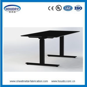 China height adjustable computer desk with Spray standing office manufacturer
