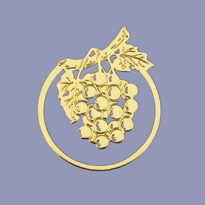 4.2*3.8mm Golden Color Christmas Metal Decoration