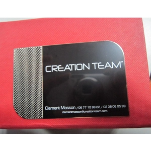 Membresía negro metal Tarjetas