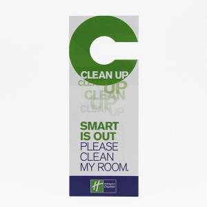 PVC πόρτα κρεμάστρα για την προειδοποίηση και προώθηση