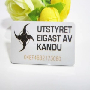 耐用的被动 nfc 标签