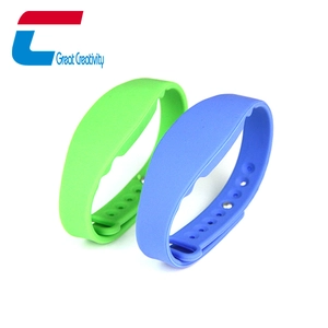 环保 RFID NFC 硅胶耐用腕带