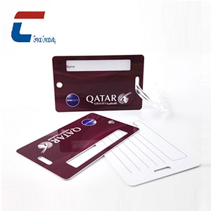 hard pvc hotel luggage tags