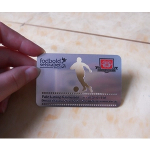 hot selling die cutting metal stainless steel card