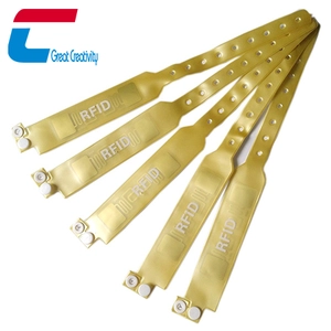 ένα φορά RFID PVC βραχιολάκι