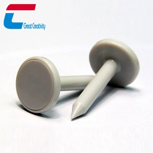 Plastic RFID Nail Tag UHF For Wood