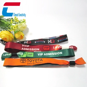 プロモーション織物RFIDリストバンド一回