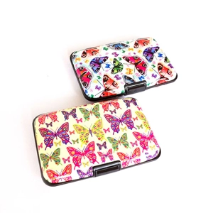 批发定制个性化 rfid 屏蔽信用卡盒