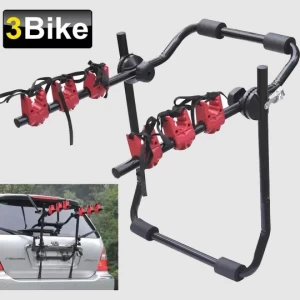 Support de porte-vélos de voiture de bicyclette arrière de voiture en acier monté pour l'attelage de voiture d'ebike