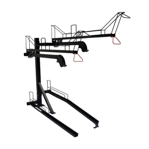 Two floor vertical bike rack holder stand bicycle double deck for sale