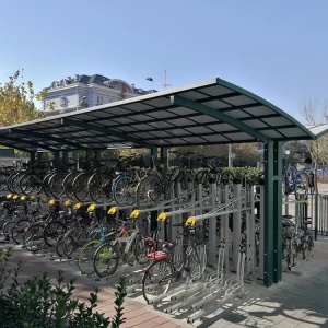 Espositore per biciclette Espositore per biciclette Supporto per parcheggio esterno da pavimento